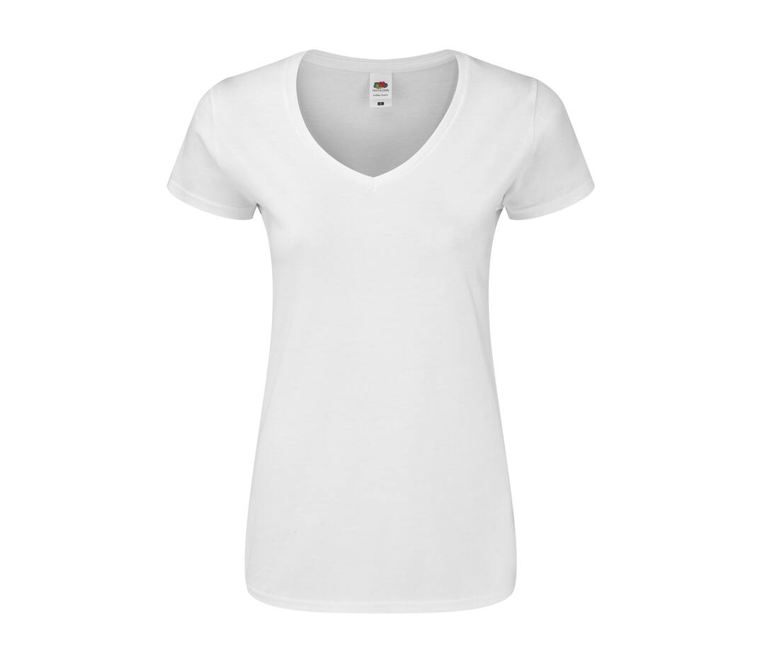 FRUIT OF THE LOOM SC155 - T-shirt Femme Col V Mode Fruit of the Loom