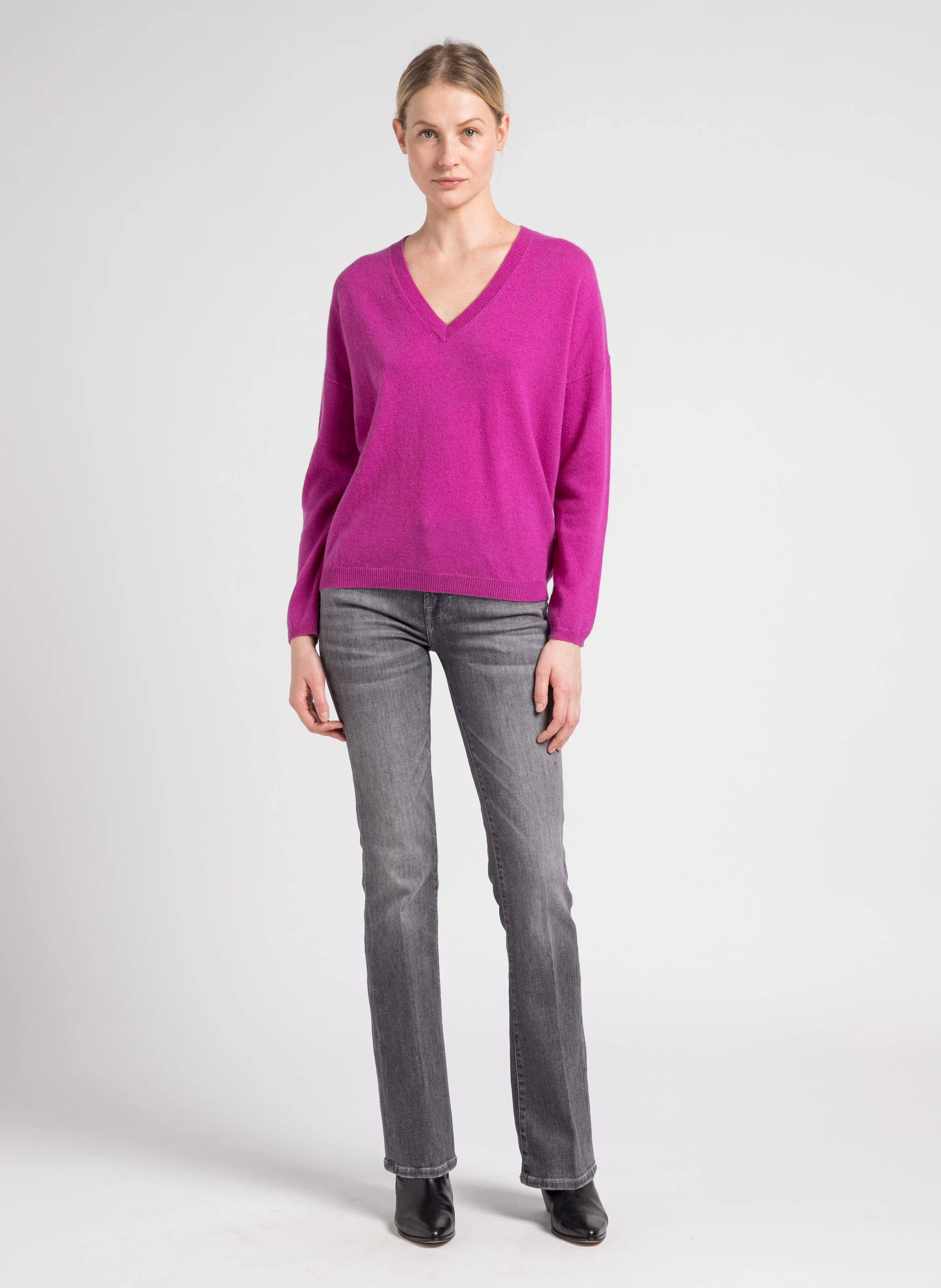 SOHO - Jean bootcut taille normal délavé | Gris