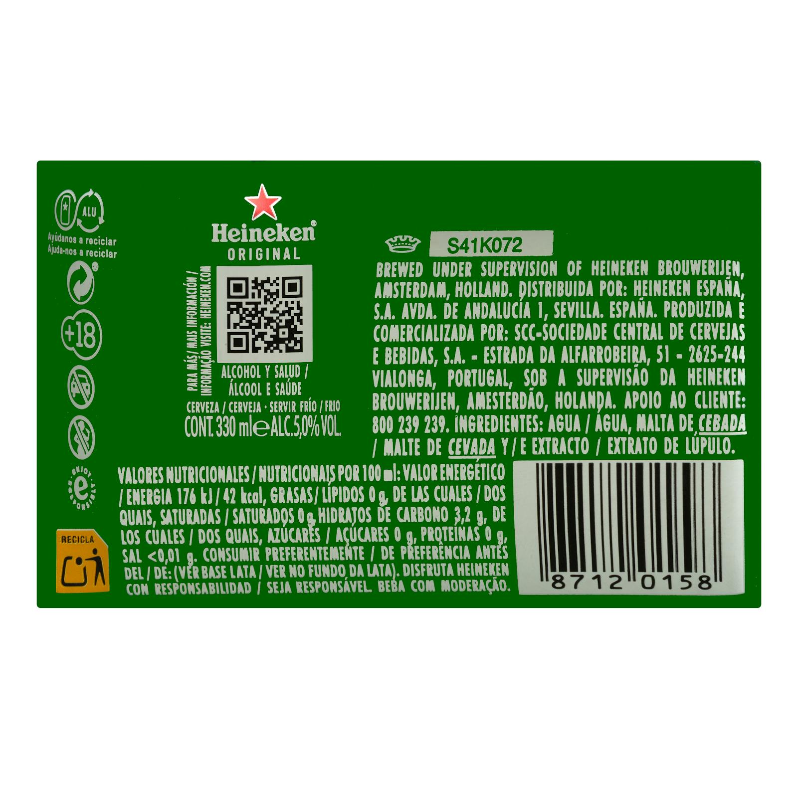 Bière Heineken