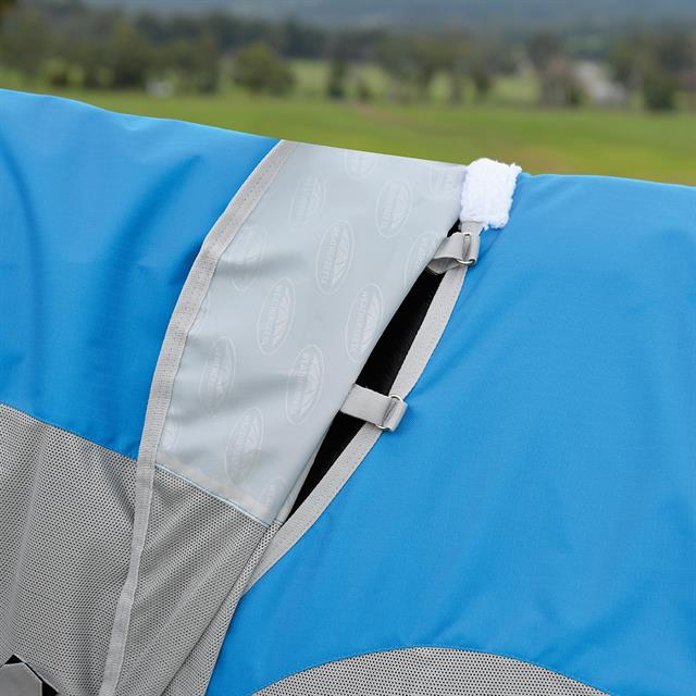 Vliegendeken WeatherBeeta ComFiTec Dual Shield Met Hals Blauw-grijs