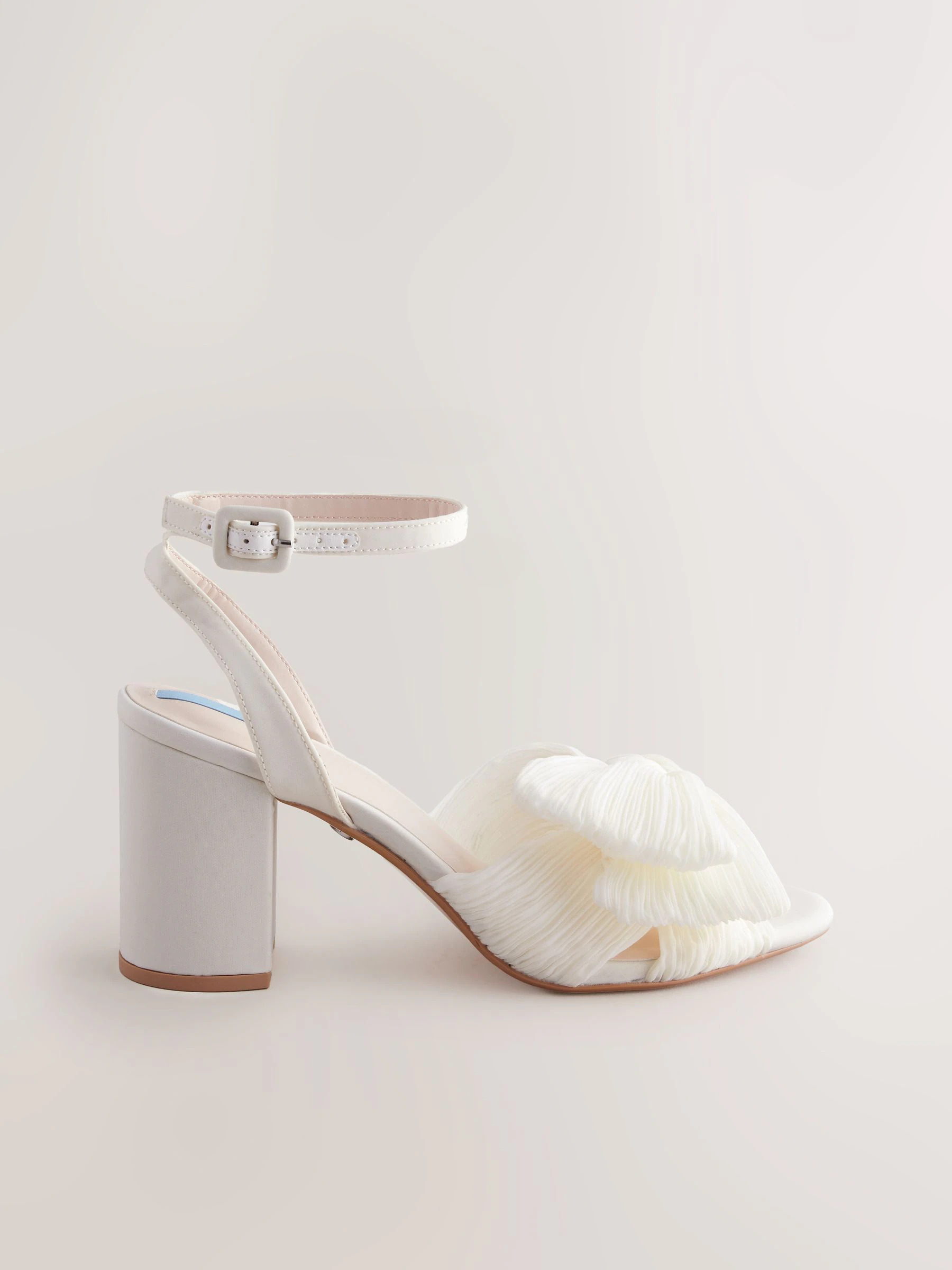 Ivoor - Forever Comfort® Bruiloft Strik Block Bruid hakken Schoenen