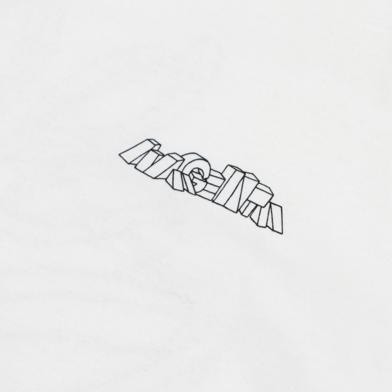 T-SHIRT BRUTALISTA - BLANC