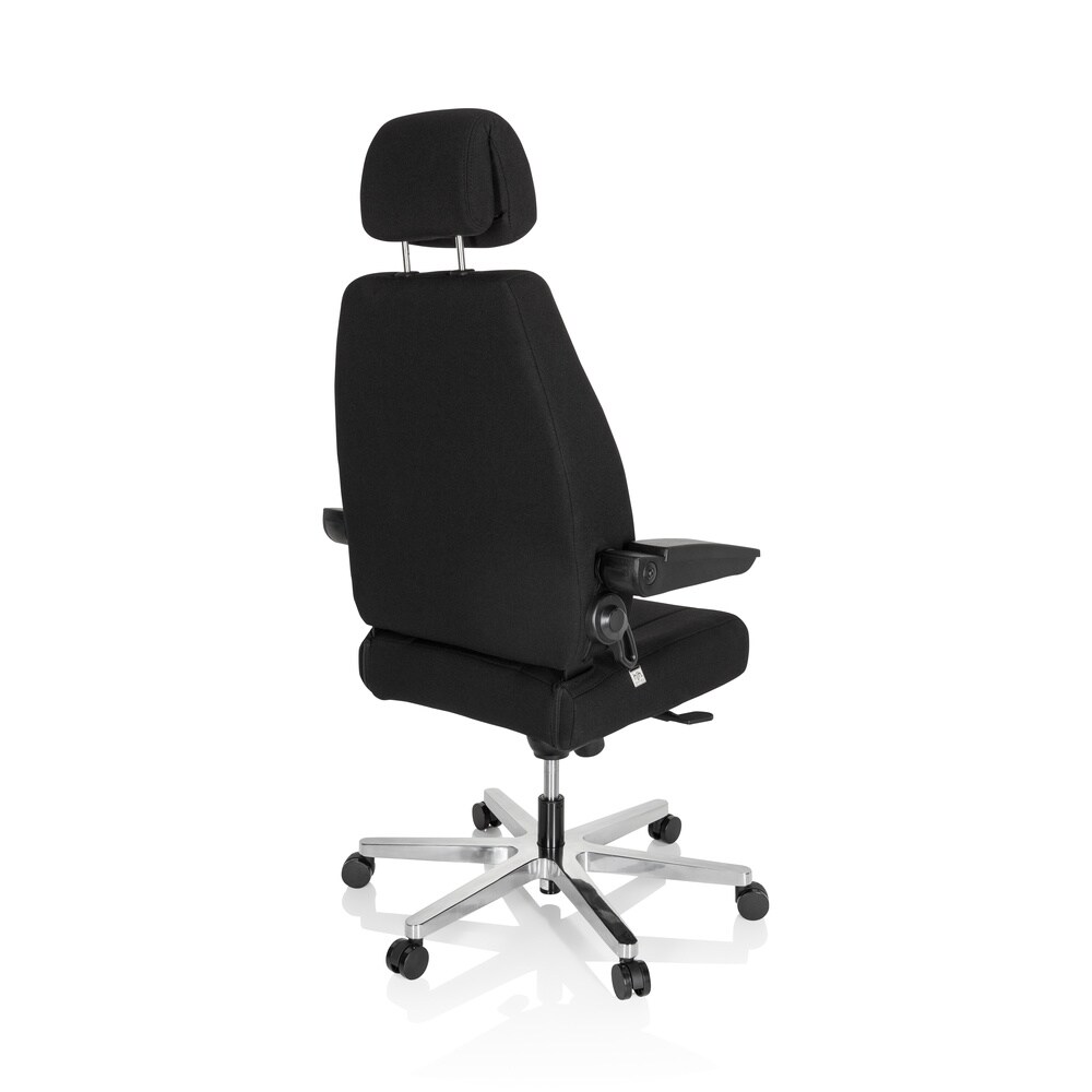 XXL Drehstuhl 24 HOURS I Stoff mit abklappbaren Armlehnen hjh OFFICE