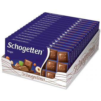 Trumpf Schogetten Nugat 100g Tafelschokolade MHD:30.10.25
