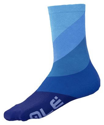 Chaussettes Unisexe Alé Q-Skin Diagonal Digitopress Bleu