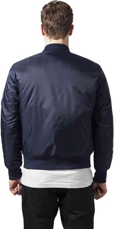 Urban Classics - Basic Bomber - Herenjas - Marineblauw - 1 stuk