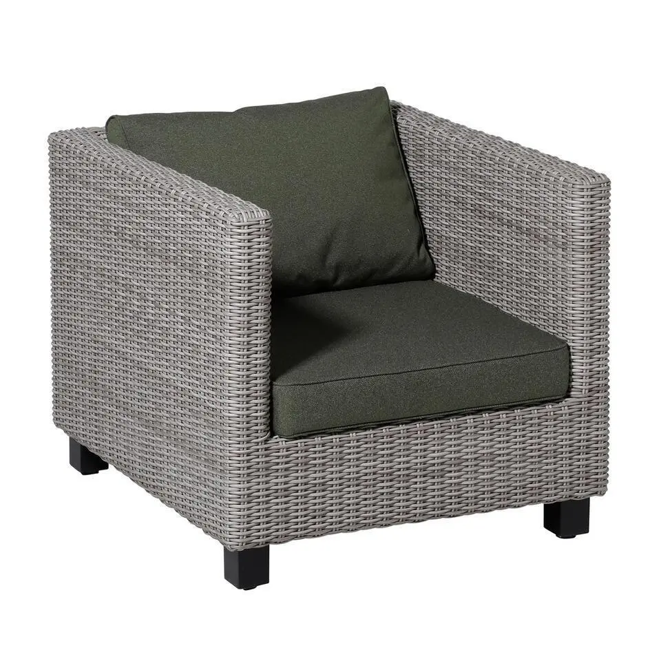 Madison - Lounge Profi-Line Kussen Manchester green - 60x60 cm - Set van 2