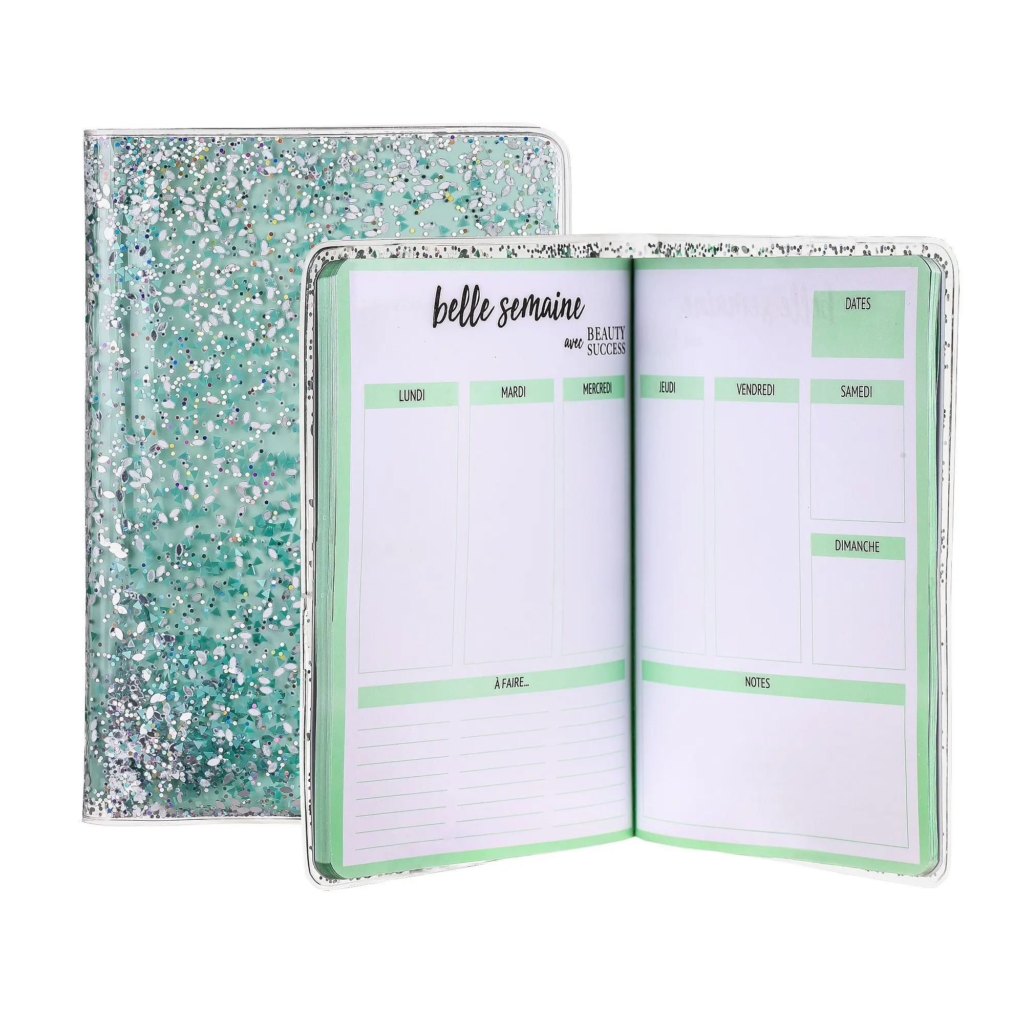 Beauty Success - Collection Paillettes Carnet Planner- Intérieur