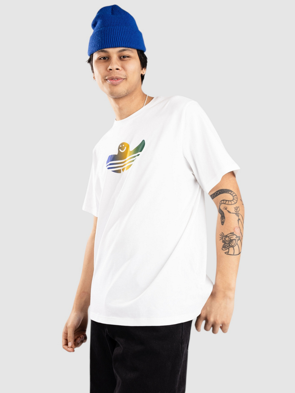 adidas Skateboarding Shmoo Fill T-Shirt white/multco