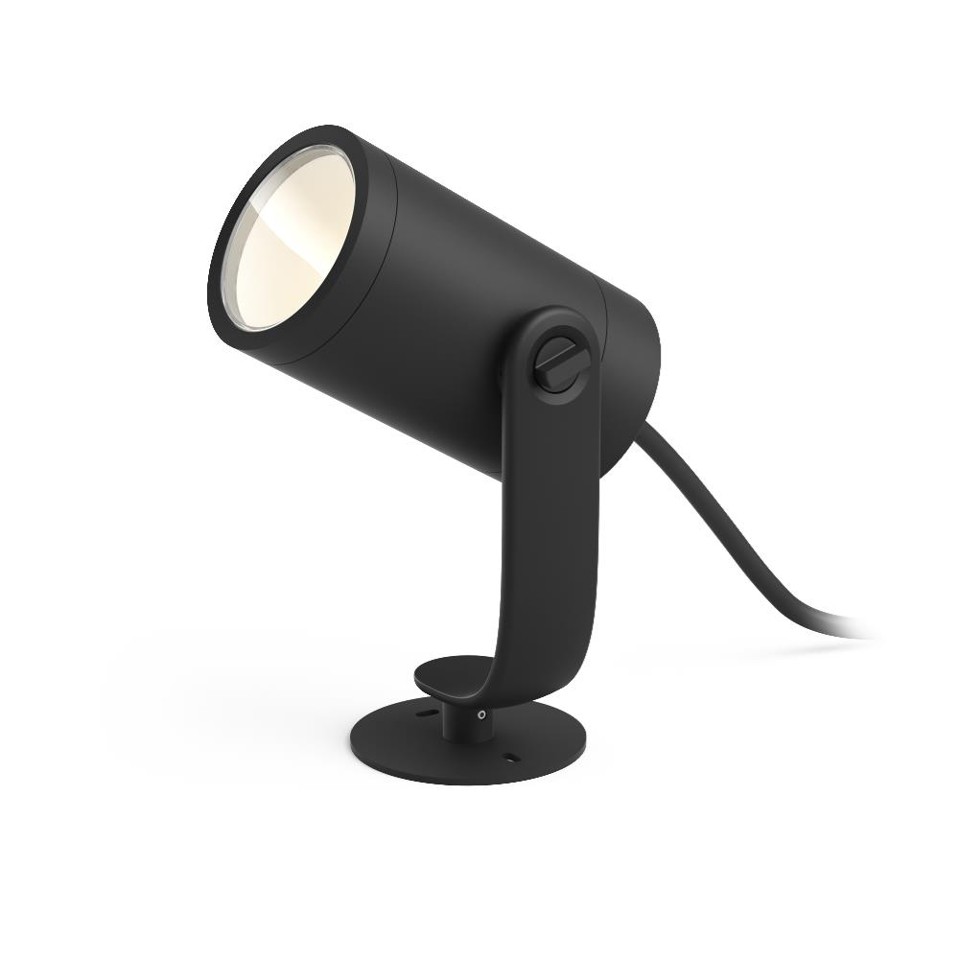 Philips Hue -Lily Spike Anthracite Ekstra Udendørs Spot u/Strømforsyning - White & Color