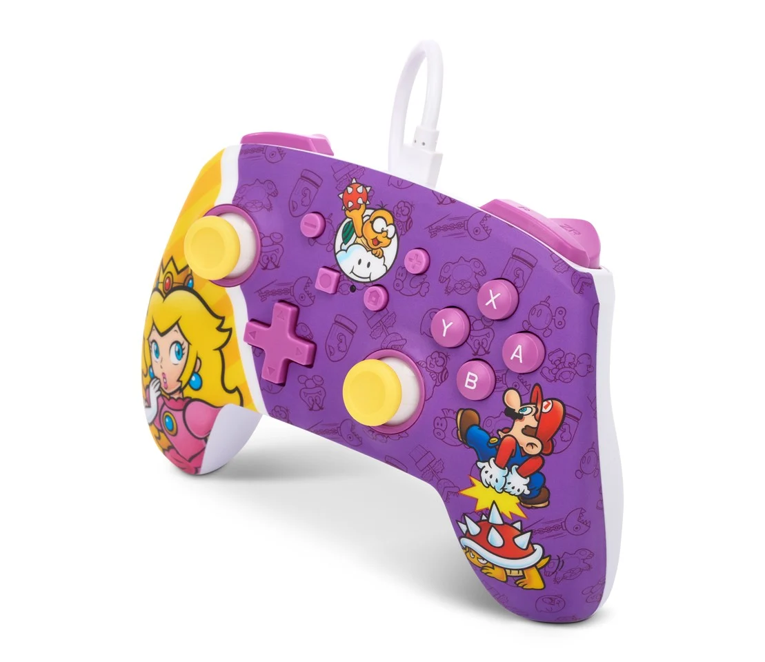 PowerA Enhanced Wired Controller - Nintendo Switch - Princess Peach Battle