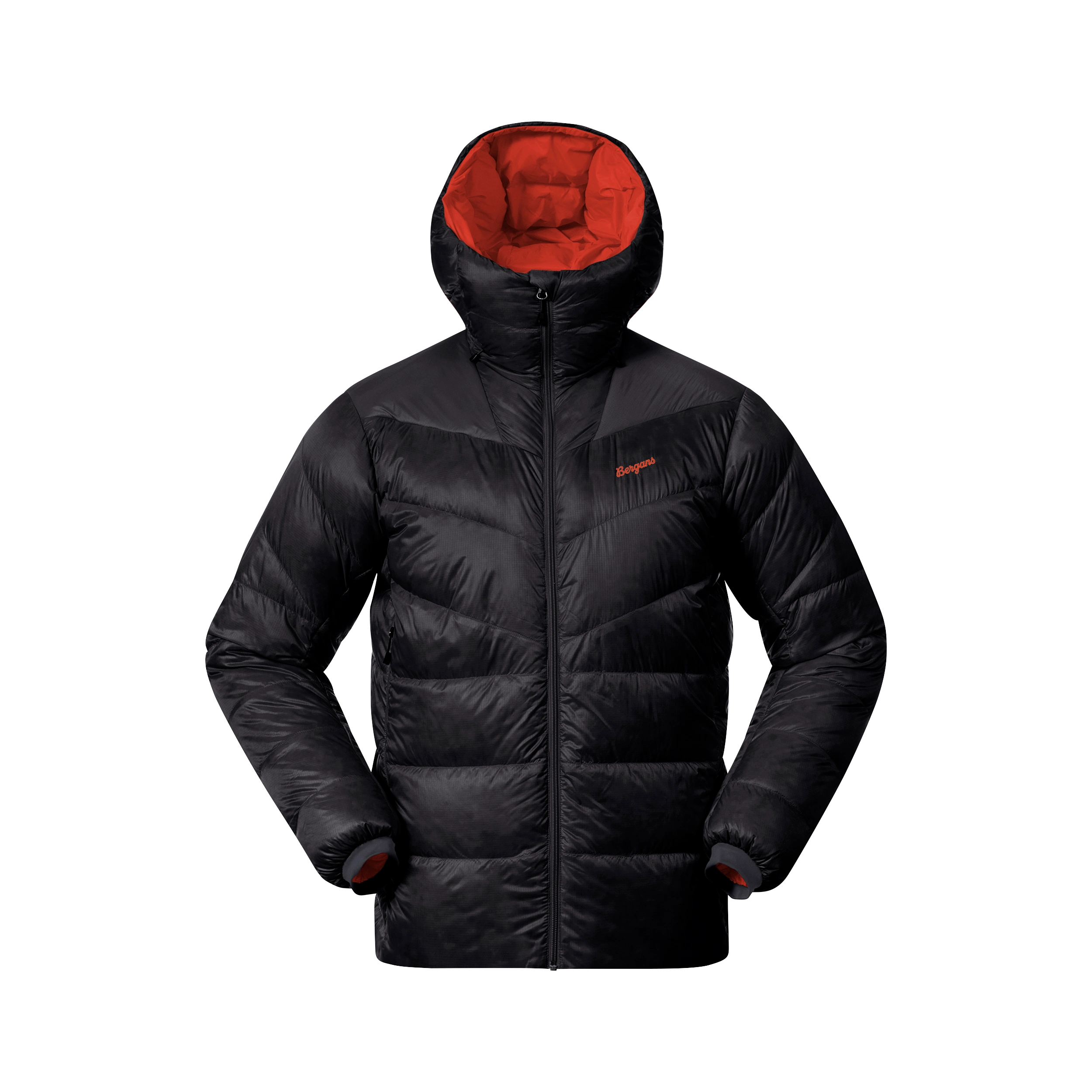 Rabot Allround Down Jacket Men Dark Shadow Grey / Lava