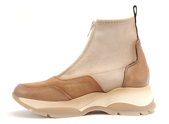 Hispanitas boots bottine plates femme hi222202 beige