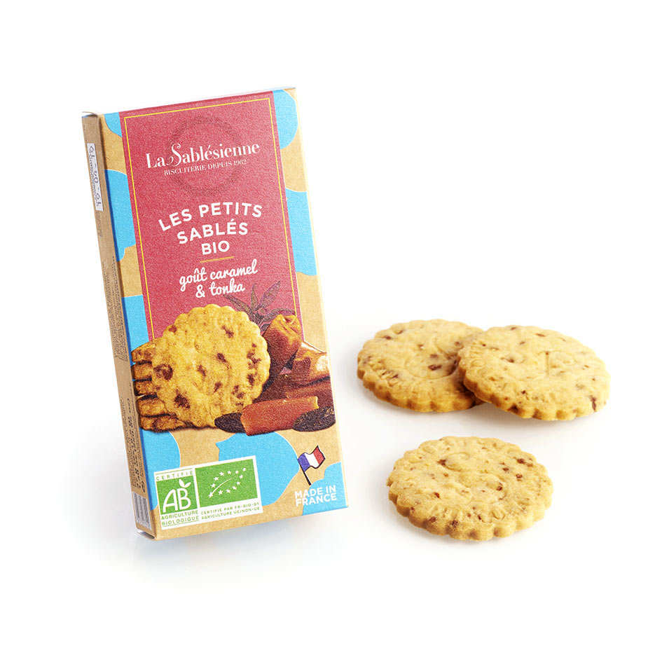 Sablés caramel beurre salé et fève tonka bio