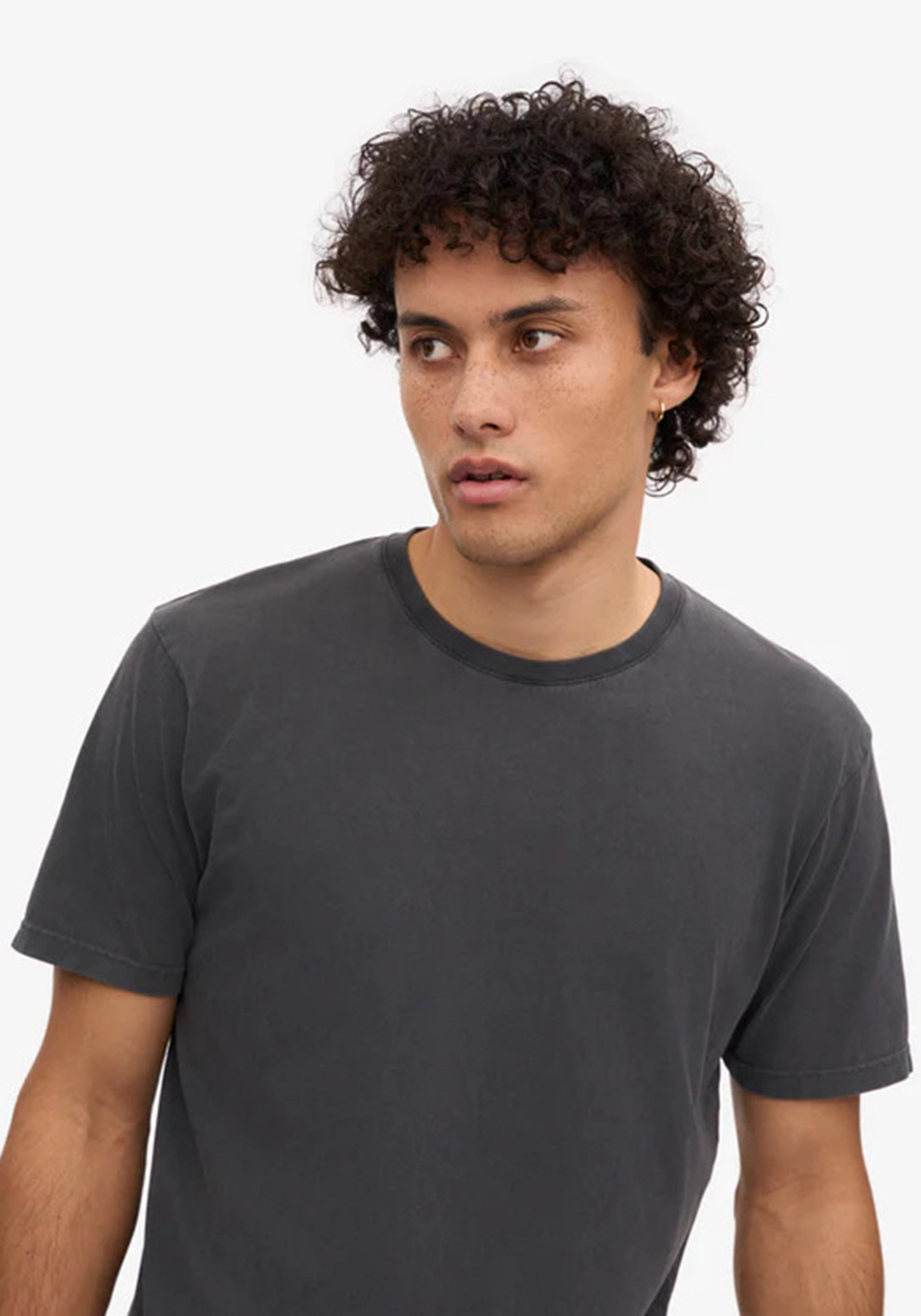 Colorful Standard Herren-T-Shirt Faded Black