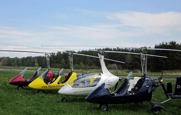 Tragschrauber-Rundflug ab Weiden in der Oberpfalz als Geschenk