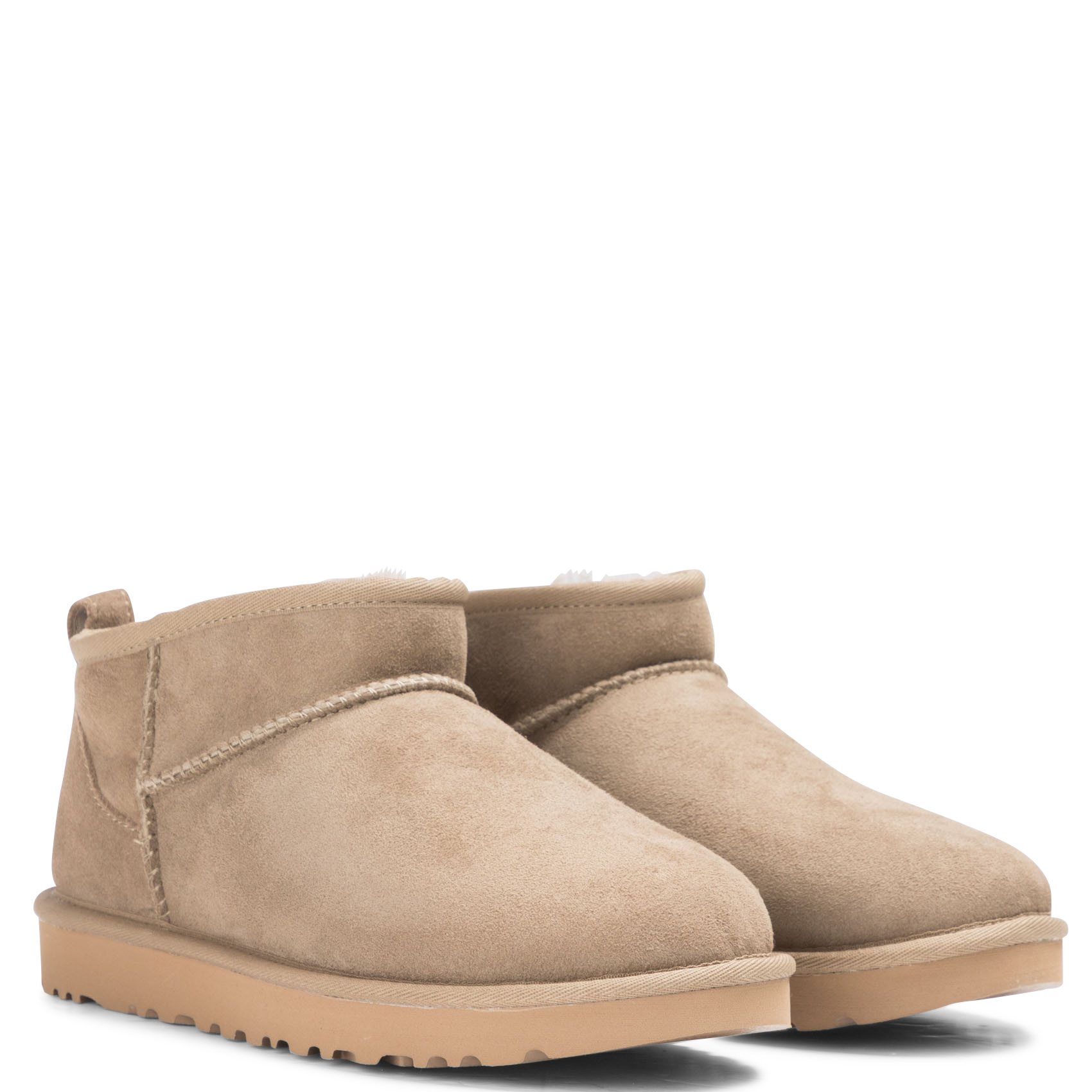 CLASSIC ULTRA MINI - Bottines Classic ultra mini en cuir | Beige