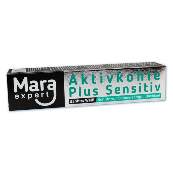 Mara Expert Aktivkohle Plus Sensitiv Zahnpasta