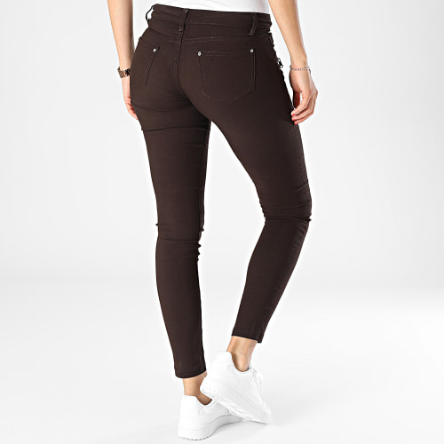 Jean Skinny Femme 2553 Marron
