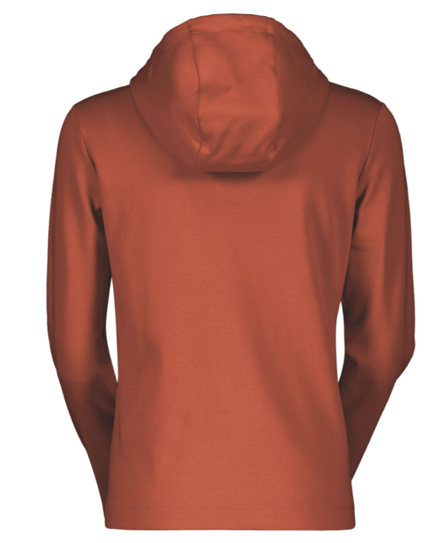 SCOTT Tech Zip Hoody til Kvinder, Rød