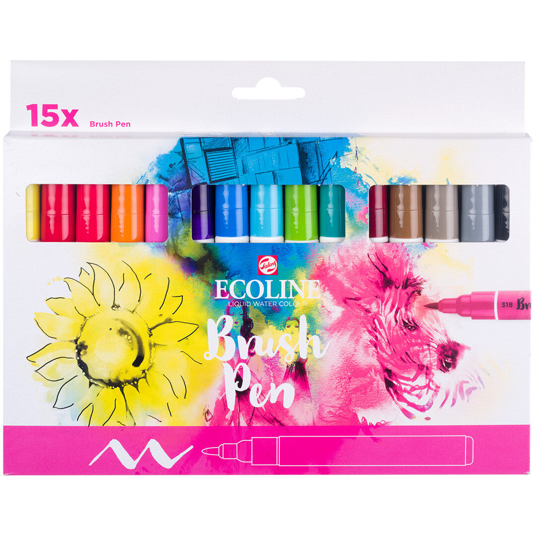 Ecoline penseelstiften - 15st
