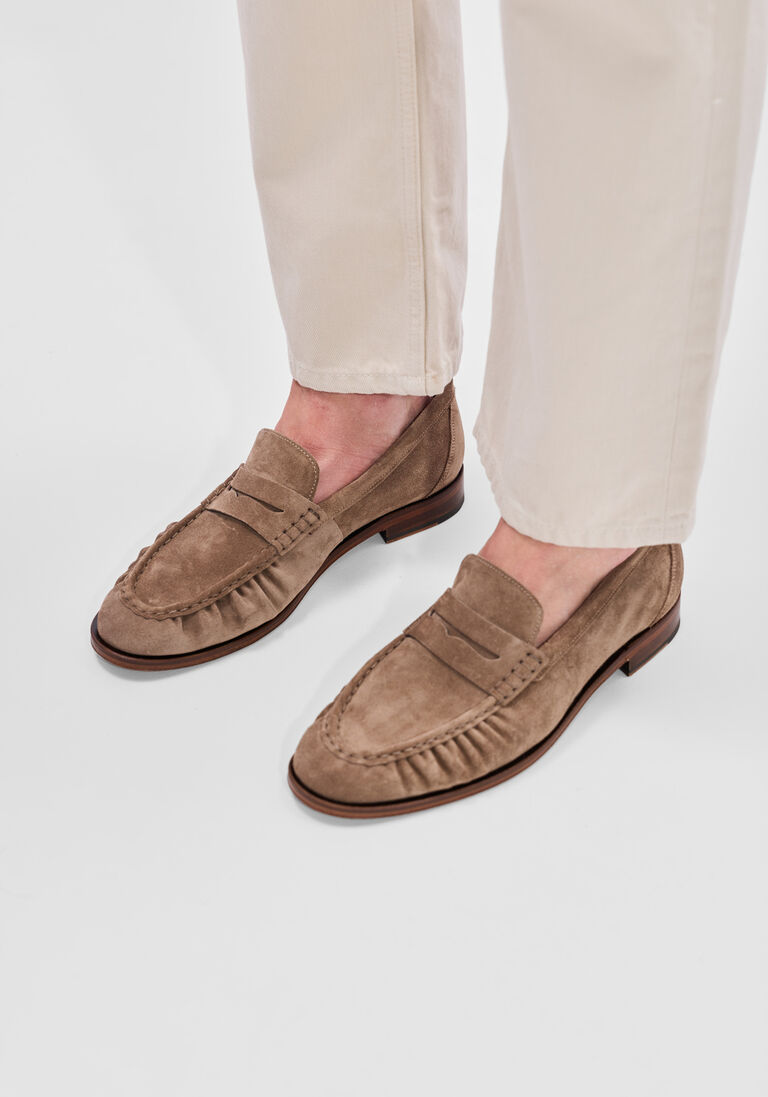 taupe posa loafers penny loafer.1