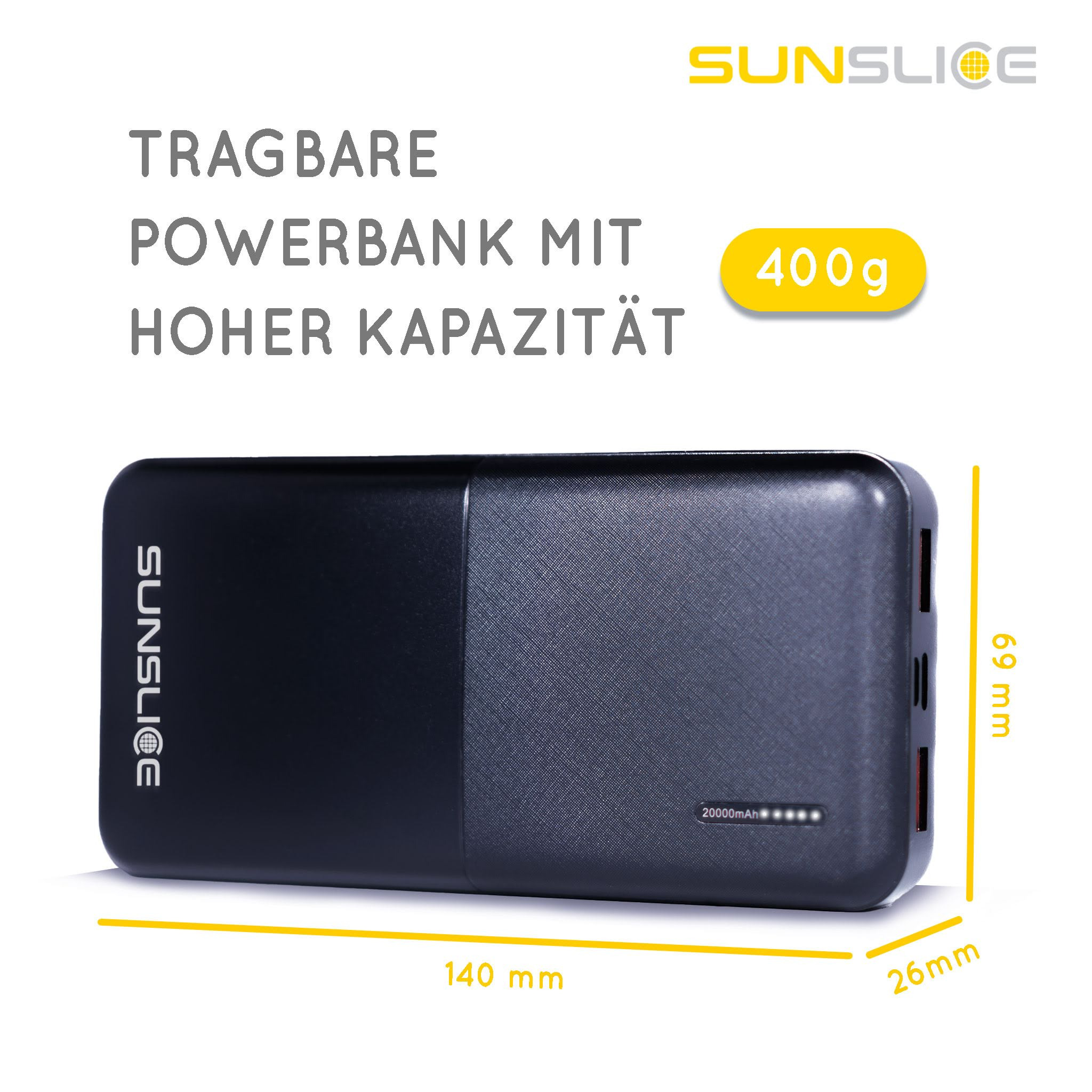 Gravity 20 Powerbank 20'000mAh