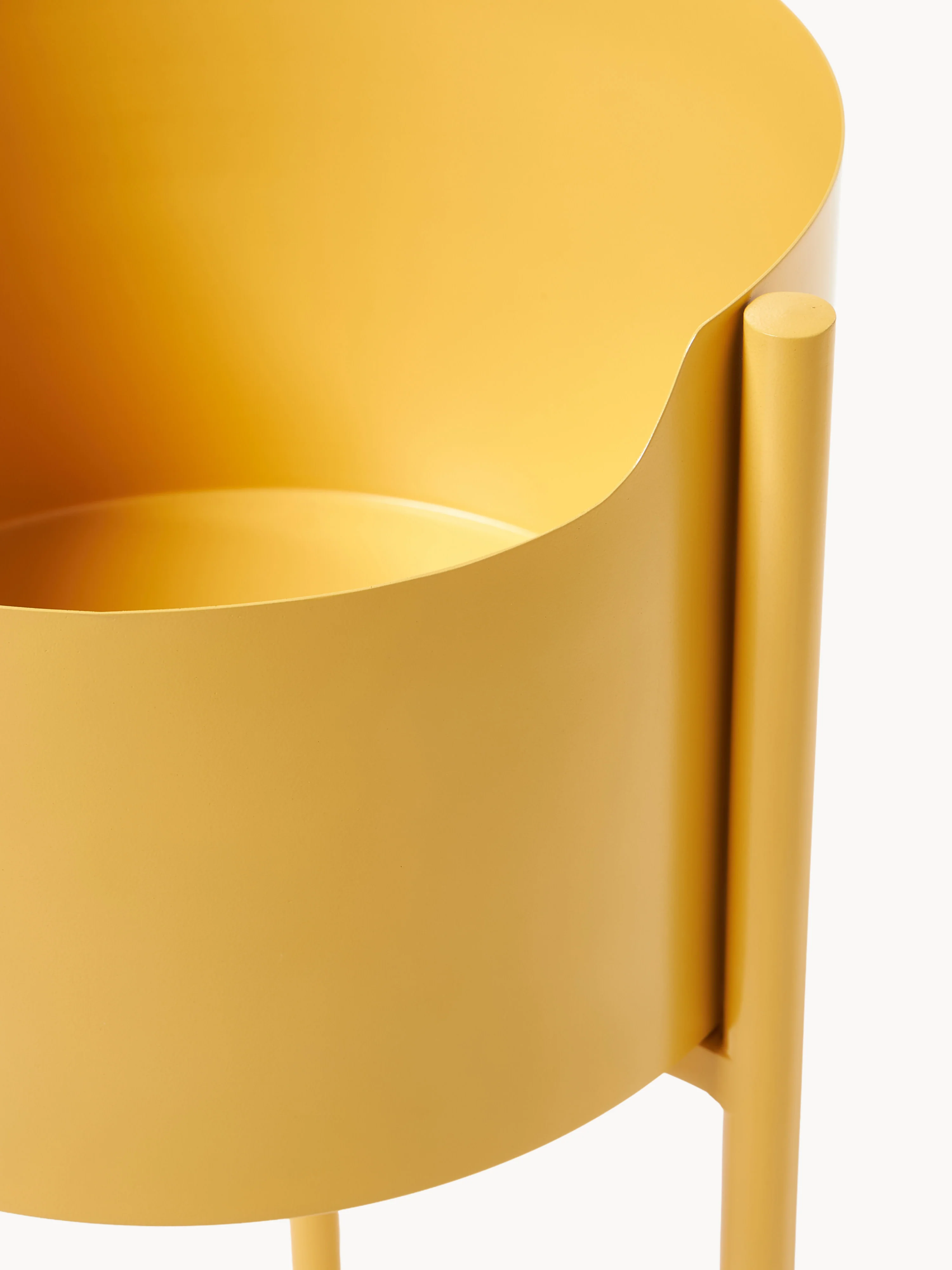 Metalen plantenbak Taru, H 65 cm