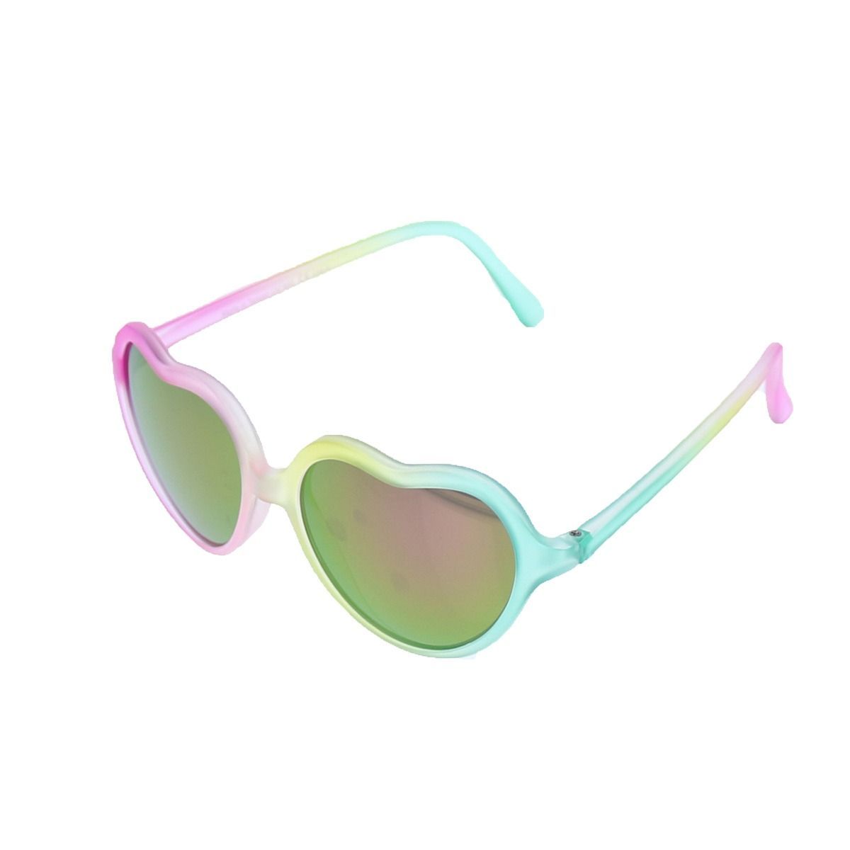 Lunettes de soleil cœurs arc-en-ciel