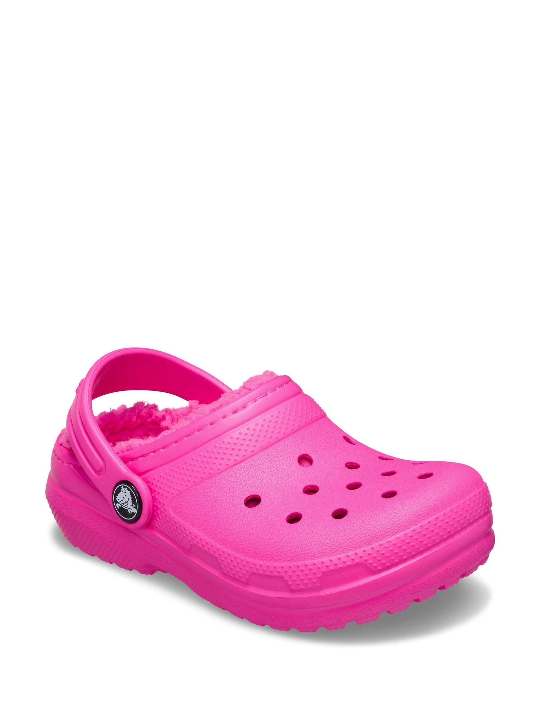 Roze - Crocs Classic gevoerde clogs