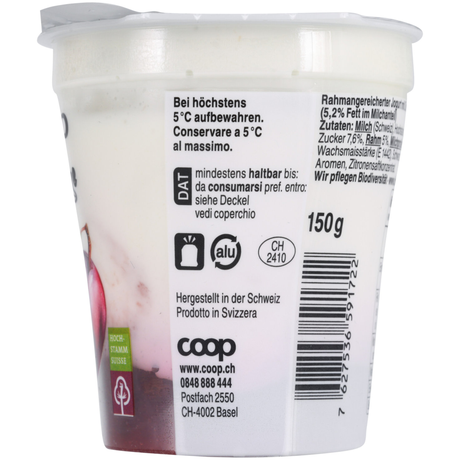 Joghurt unterlegt Zwetschge 2x150g -