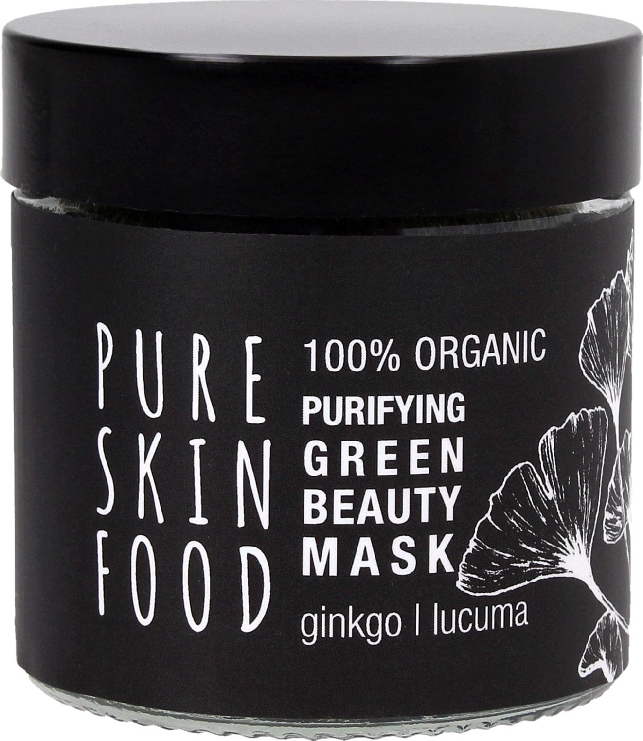 PURE SKIN FOOD  Organic Purifying Green Beauty Mask Ginkgo - Lucuma, 60 ml
