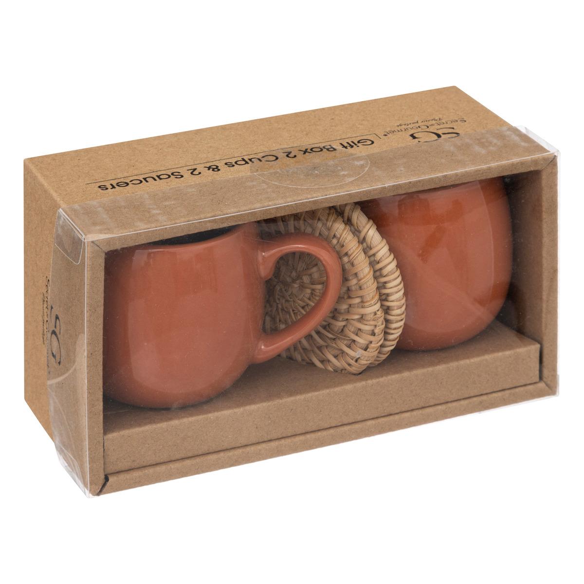 COFFRET 2 TASSES ALICANTE 10CL