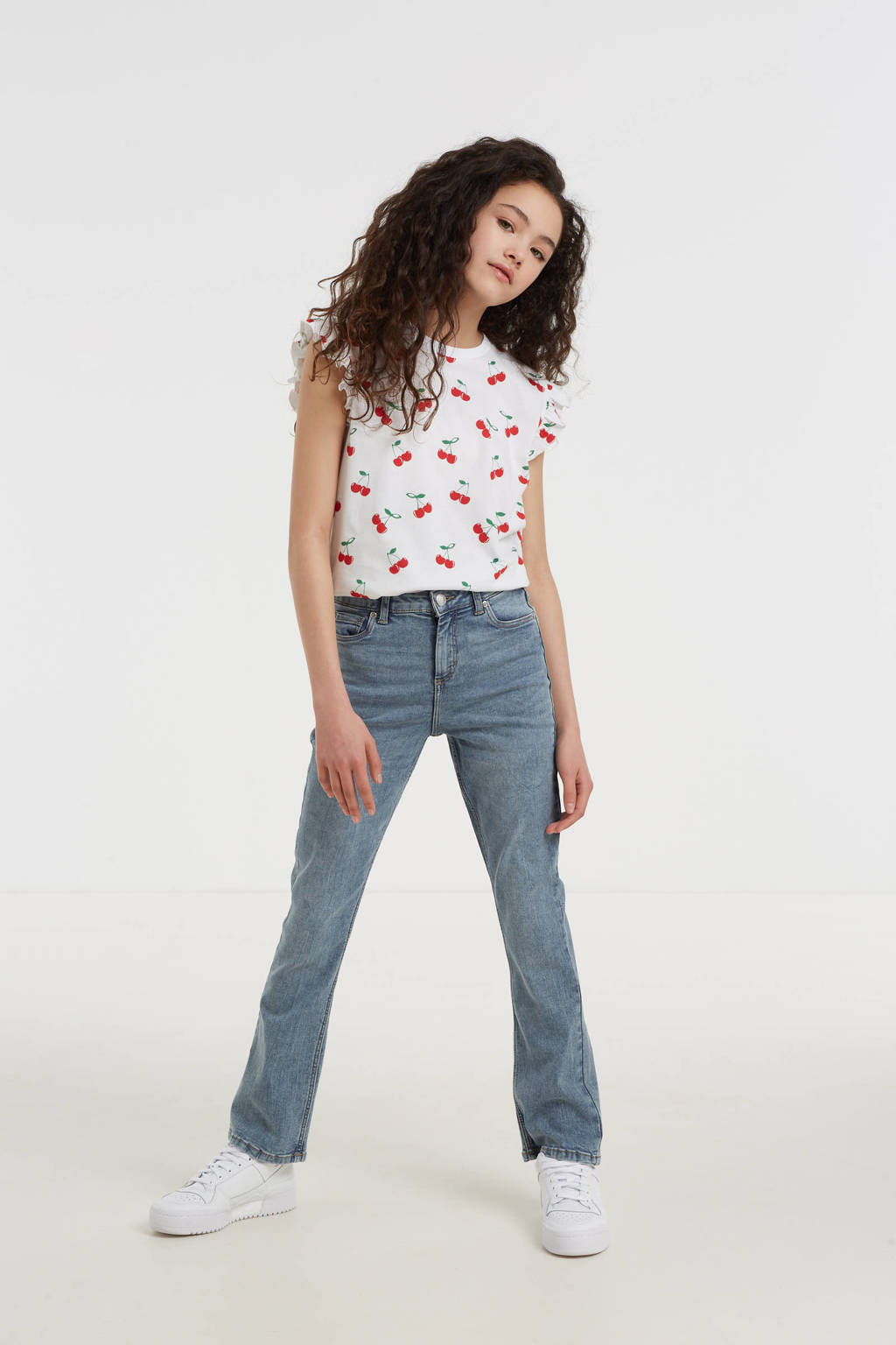 anytime flared jeans blauw