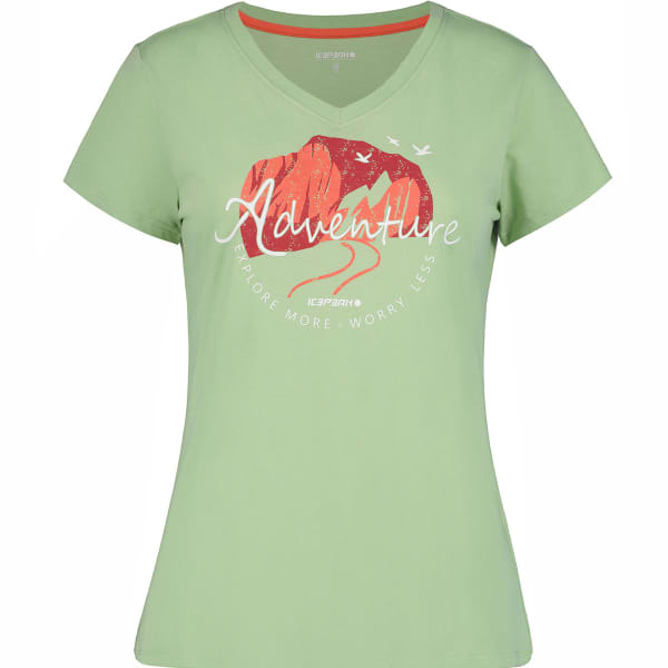 T-shirt randonnée ICEPEAK BEAUNE T-SHIRT W VERT CLAIR
