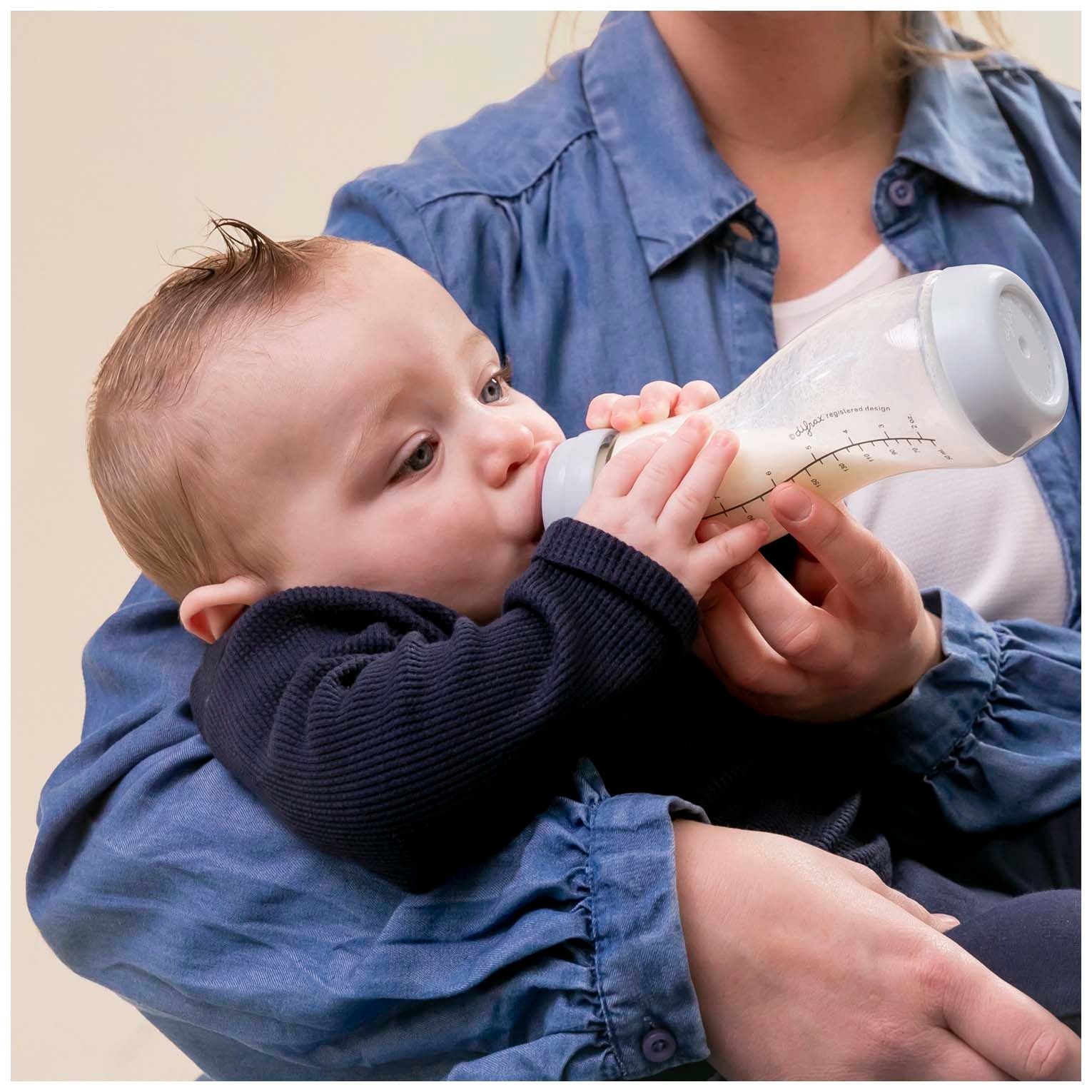 Difrax Anti-Colic S-babyfles glas - flesjes - Prénatal