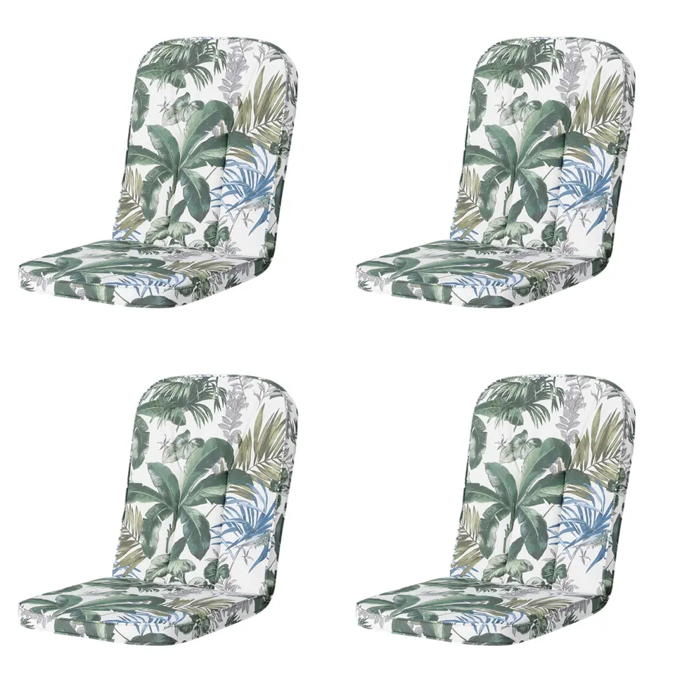 Madison - Tuinkussen Carlo / Calvia Bliss blue - Ca. 100x48 cm - Set van 4