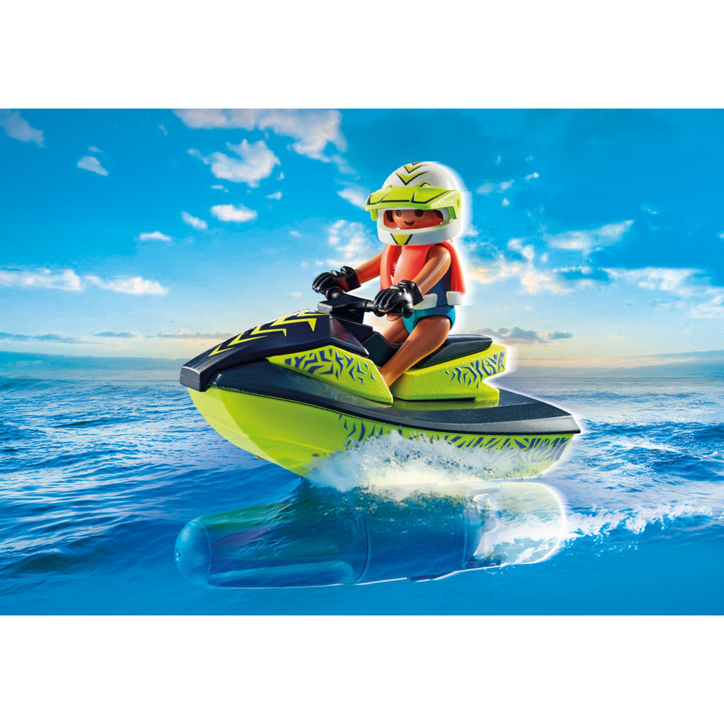 Playmobil Feuerwehrboot mit Aqua Scooter