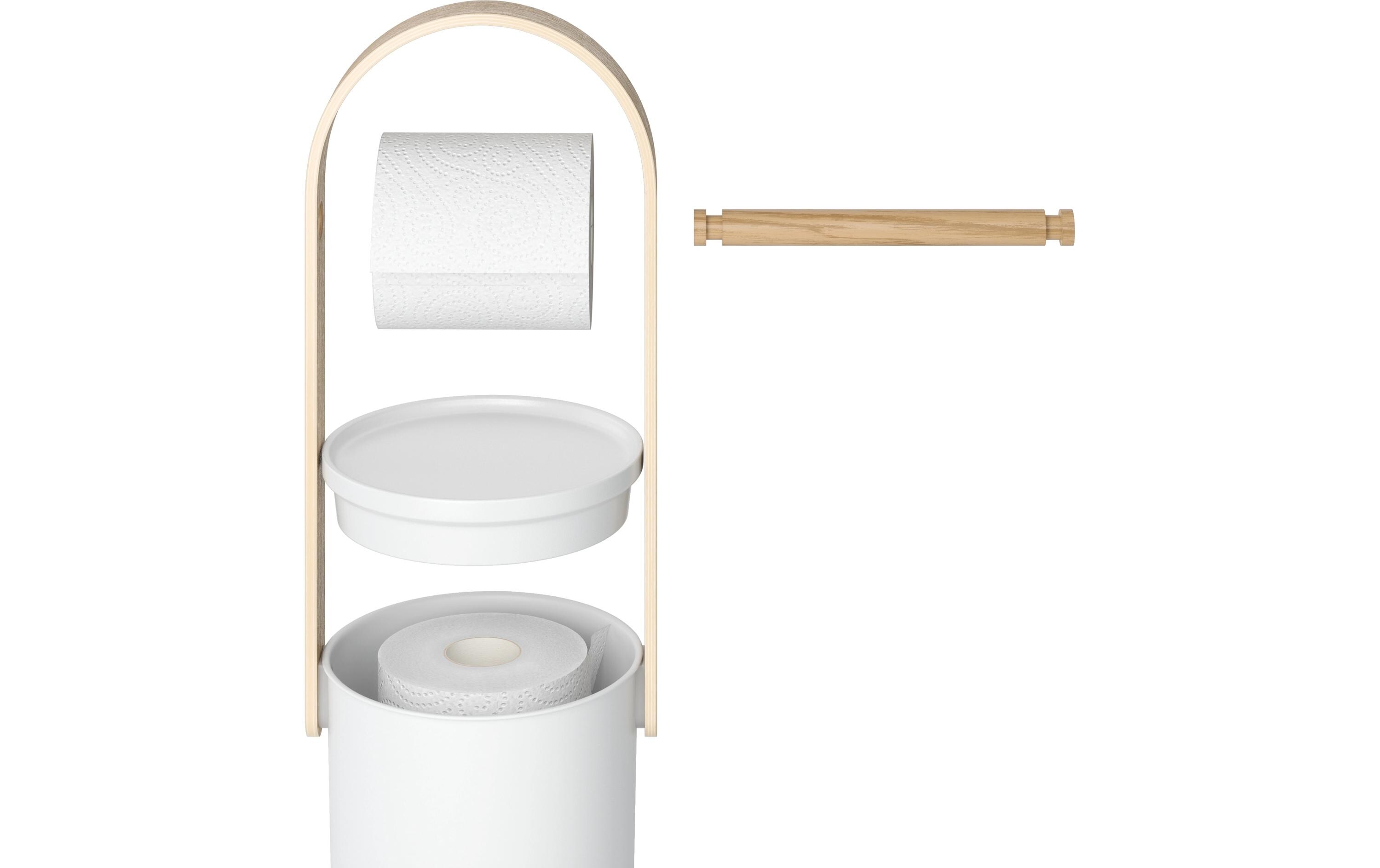 Toilettenpapierhalter Bellwood Nature/WeissToilettenpapierständer