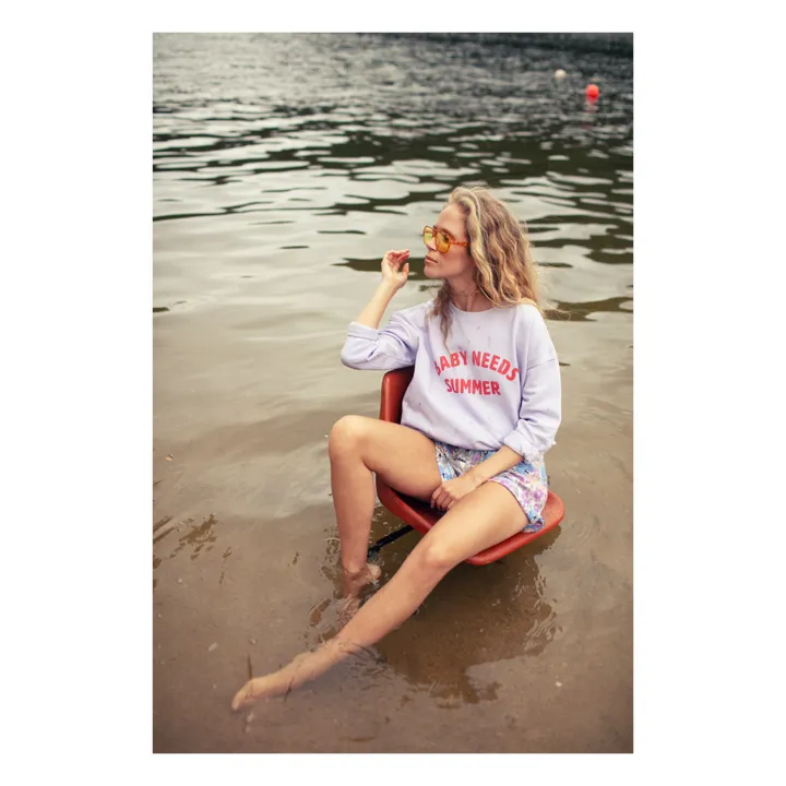Sisters Department Sweat Julie Coton Bio | Lavande