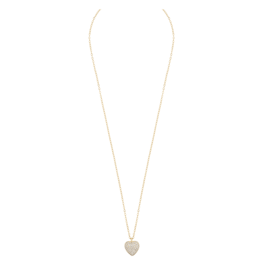Snö Of Sweden Sanne Heart Pendant Necklace 42cm