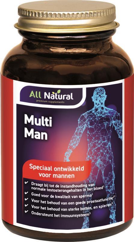 All Natural Multi Man 90 Capsules