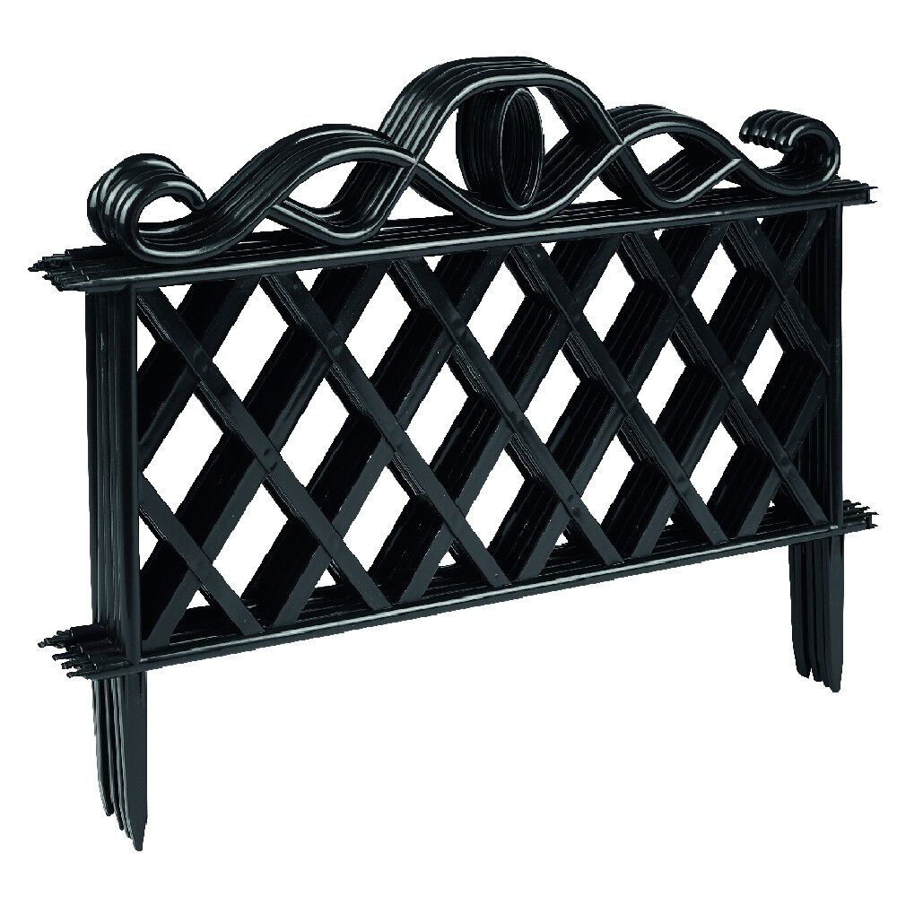 Bordure de jardin noire x5