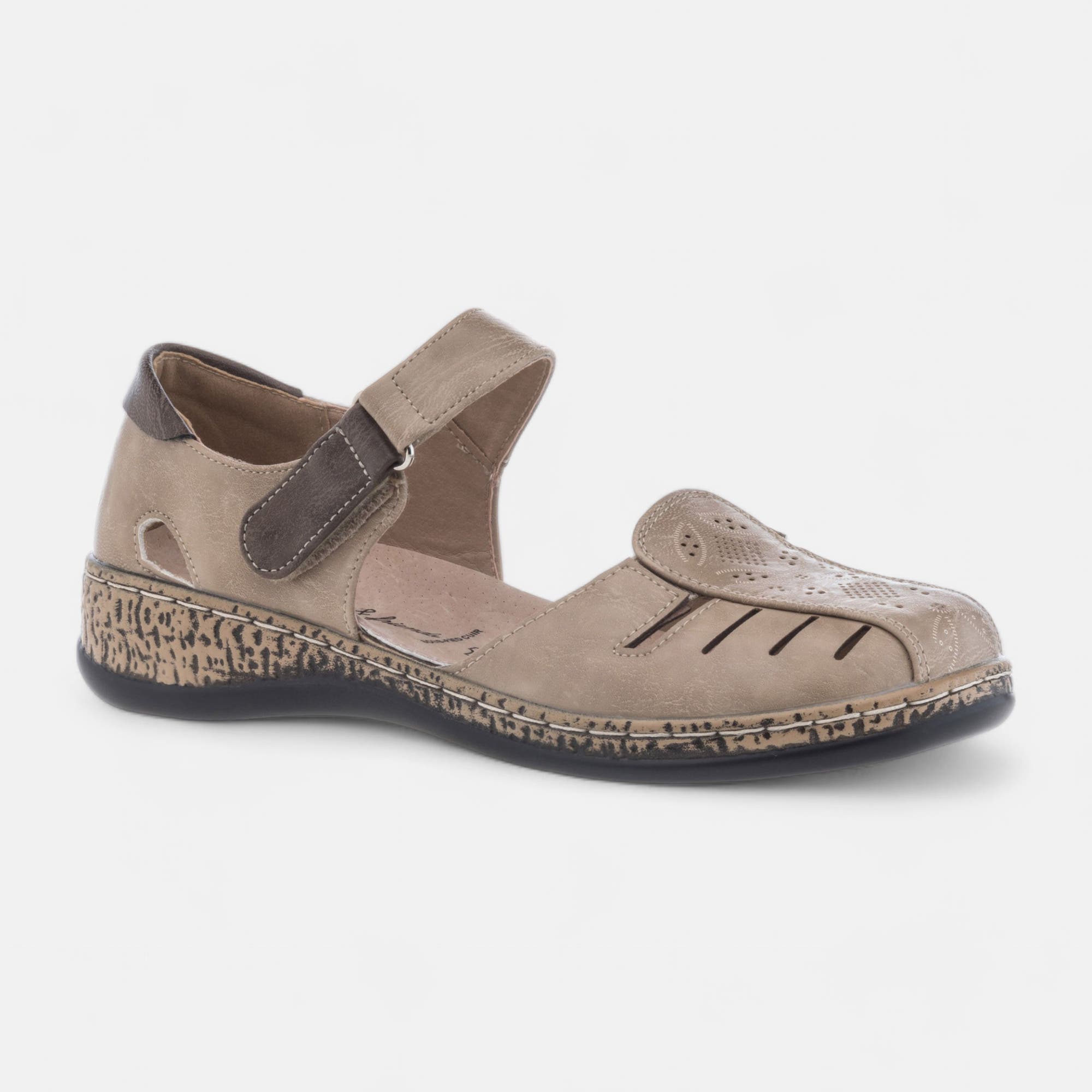 Escarpins quartiers ouverts Femme beige