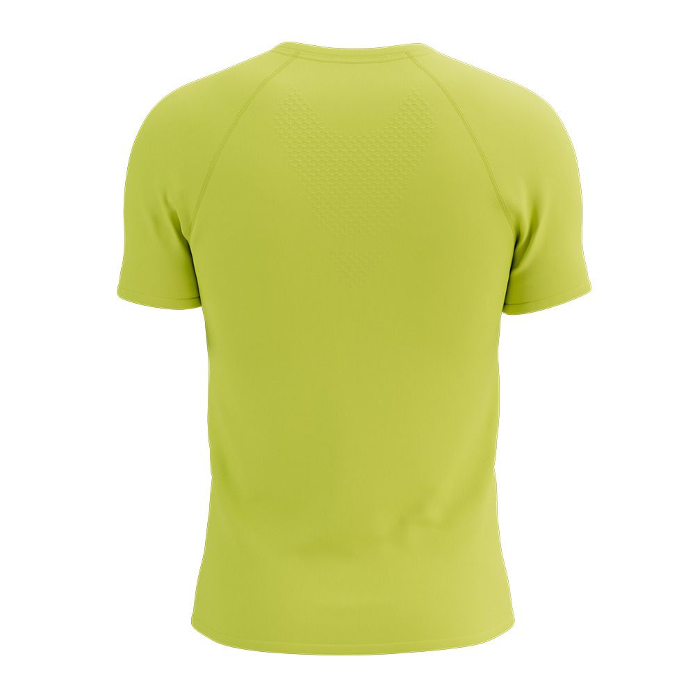 Compressport TRAINING SS - Maillot Homme evening primrose