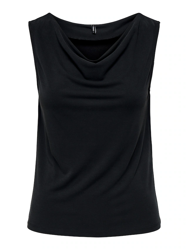 ONLY Shirttop »ONLFREE LIFE S/L  DRAPING NECK TOP JRS«