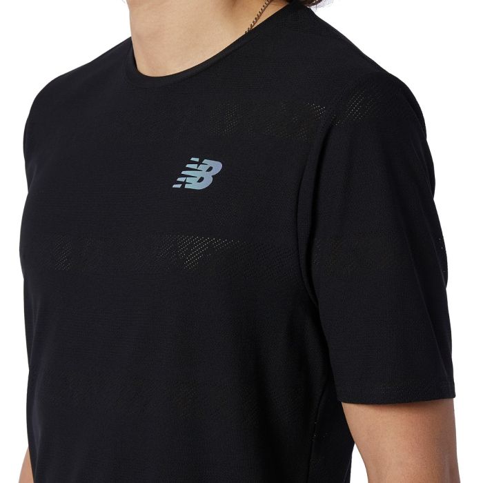 Q Speed Jacquard Short Sleeve Men løbe-T-shirt