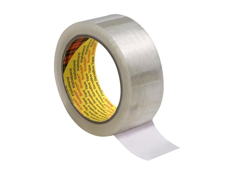 Scotch Klebeband 25 mm x 66 m Transparent, 1 Rolle Paketband