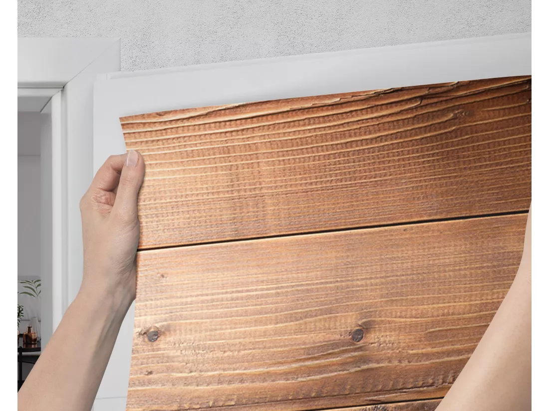 Stickers porte autocollants - Parquet 75x205 cm