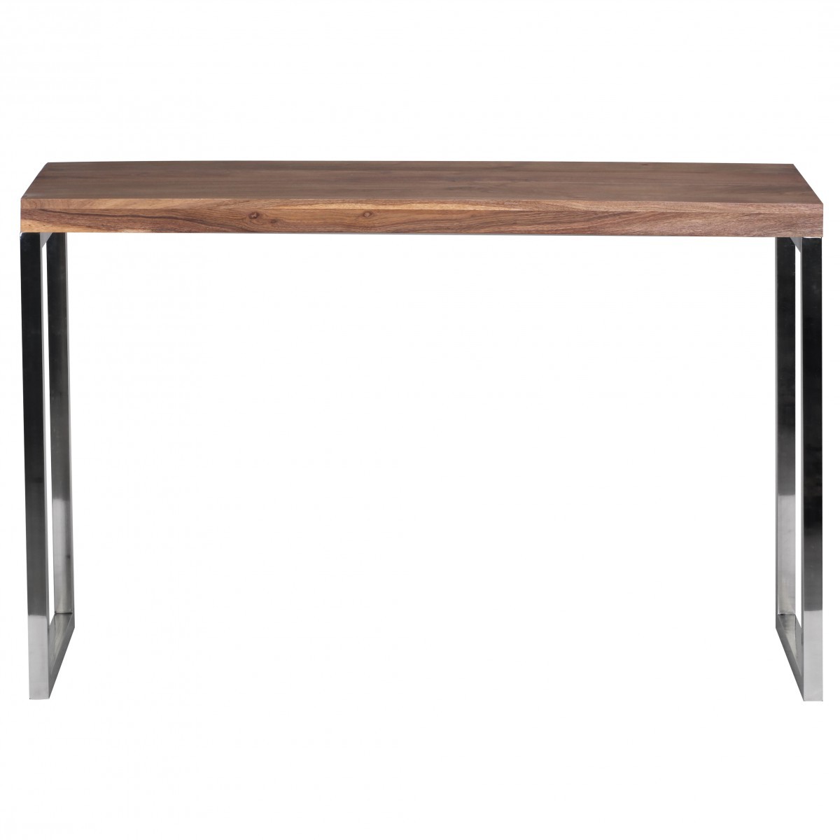 Konsolentisch - Akazie massiv - Metall - 120 cm